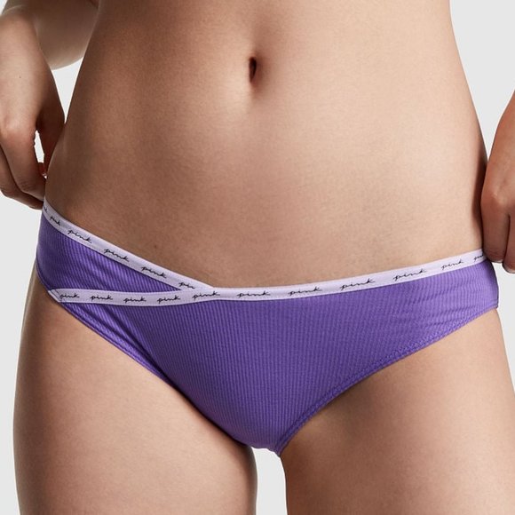 PINK Victoria's Secret Other - PINK RIB LOGO COTTON Bikini PANTY